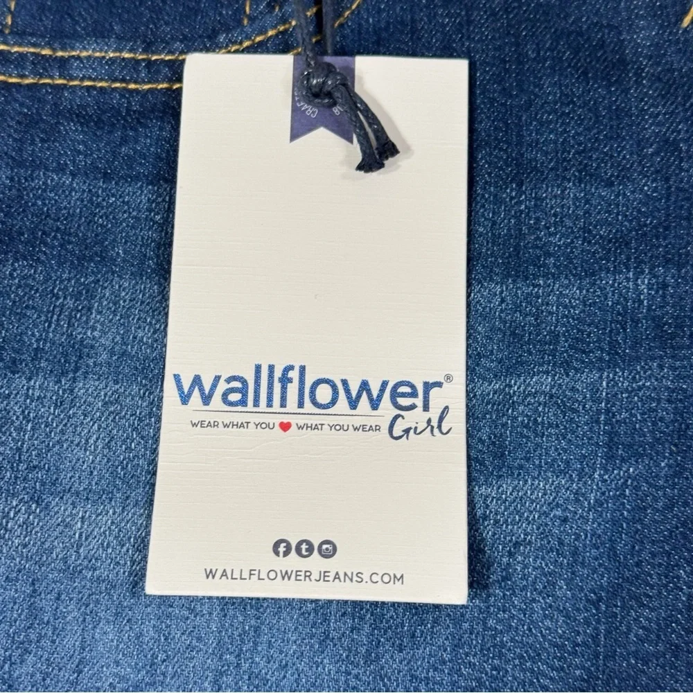 New Wallflower Girls Blue Denim Shorts‎ Size 12 kids